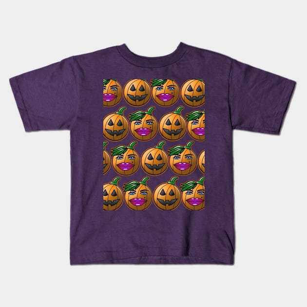 Pumpkinalooza Kids T-Shirt by BoonieDunes